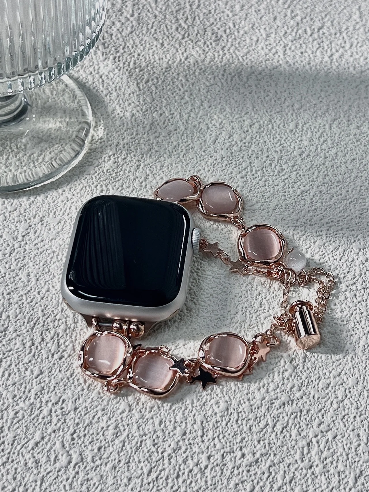 Oval Pink Opal Star Twin Layer Metal Band for AppleWatch 38 40 41 42 44 45 49mm Dainty Elegant Watch Strap for iWatch All Series
Oval Pink Opal Star Twin Layer Metal Band for AppleWatch 38 40 41 42 44 45 49mm Dainty Elegant Watch Strap for iWatch All Series