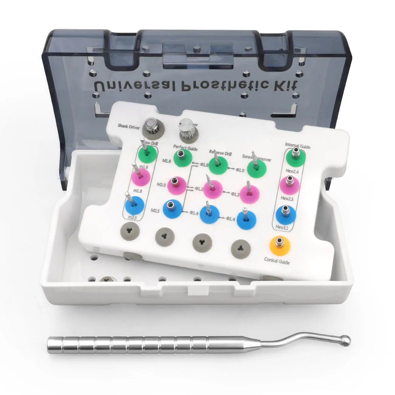 Advanced Dental Implant Remover Kit For Broken Screw Removal Surgical Grade Stainless Steel Drill Guide Restoration Instrument
Advanced Dental Implant Remover Kit For Broken Screw Removal Surgical Grade Stainless Steel Drill Guide Restoration Instrument