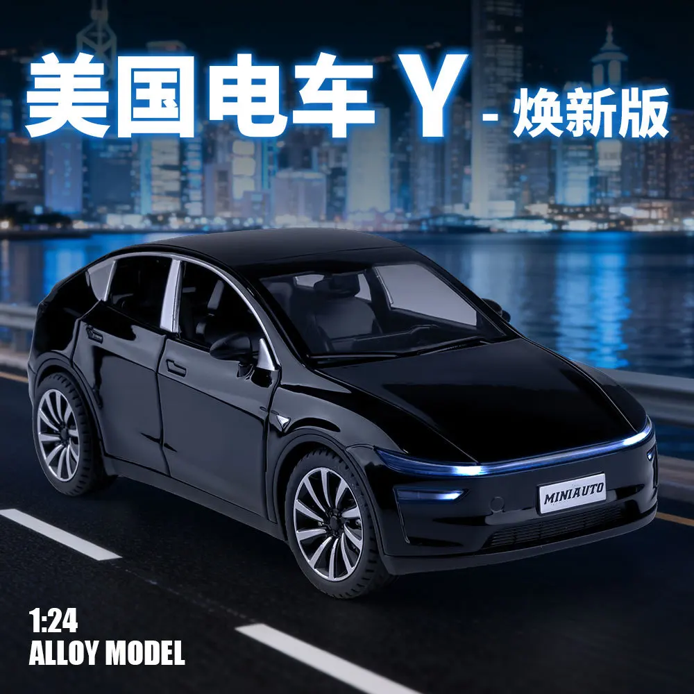 1:24 Model Y Simulation Alloy Car, Sound & Light Design, Premium Collectible, Great Gift Choice for Friends
1:24 Model Y Simulation Alloy Car, Sound & Light Design, Premium Collectible, Great Gift Choice for Friends