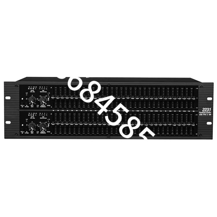 DJ sound system dj equipment 2231 Dual Channel 31 Band Graphic Equalizer 2231 audio Equalizer
DJ sound system dj equipment 2231 Dual Channel 31 Band Graphic Equalizer 2231 audio Equalizer