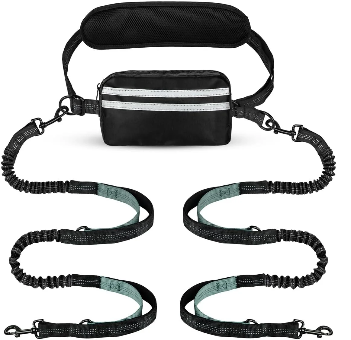 Hands Free Dog Leash with Pouch, Double Leash for Two Dogs, Retractable Bungee with Double Padded Handles, Dog harness
Hands Free Dog Leash with Pouch, Double Leash for Two Dogs, Retractable Bungee with Double Padded Handles, Dog harness