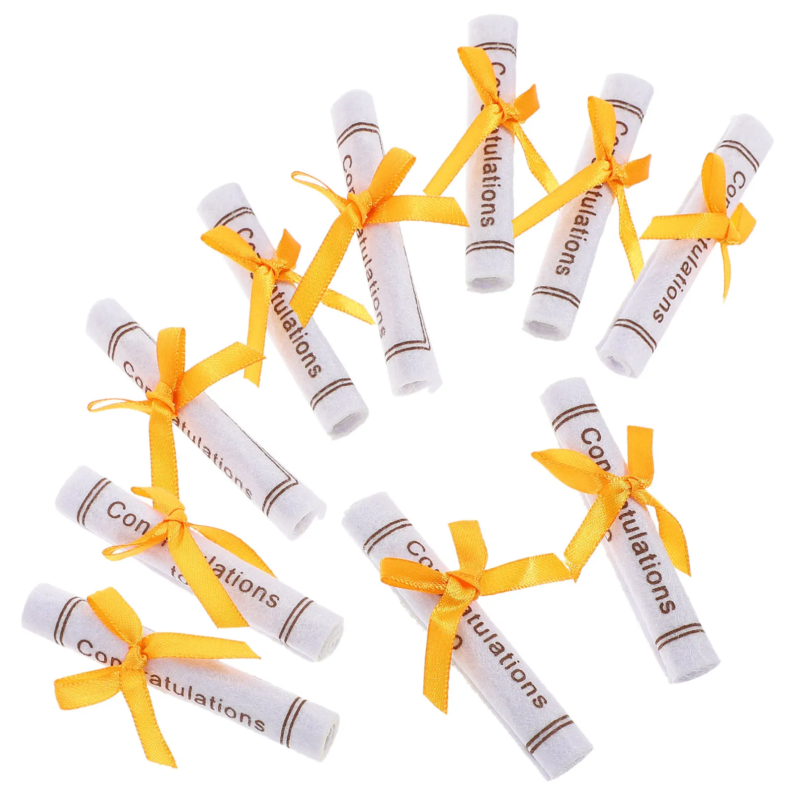 25Pcs Graduation Certificate Scroll Non-Woven Mini Graduation Party Decoration Desktop Ornament Micro Landscape Grad Season
25Pcs Graduation Certificate Scroll Non-Woven Mini Graduation Party Decoration Desktop Ornament Micro Landscape Grad Season