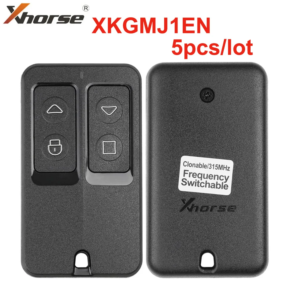5PCS XHORSE XKGMJ1EN 4 Buttons Universal Garage Remote for Mini /VVDI2 Key Tool Max
5PCS XHORSE XKGMJ1EN 4 Buttons Universal Garage Remote for Mini /VVDI2 Key Tool Max