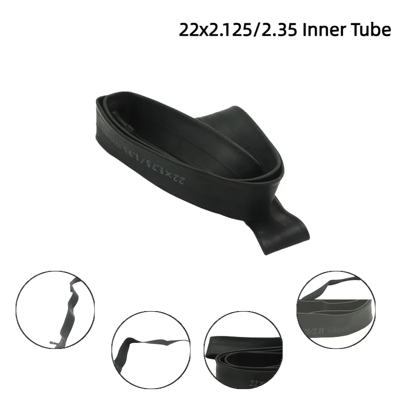 22X2.125/2.35 Straight Mouth Inner Tube - Perfect Fit for Recreational Bicycles, Mountain Bikes and City Commuter Car Tires
22X2.125/2.35 Straight Mouth Inner Tube - Perfect Fit for Recreational Bicycles, Mountain Bikes and City Commuter Car Tires