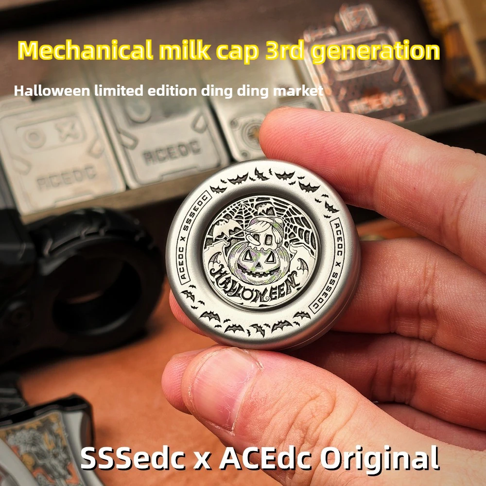 ACEdc Co-branded SSS Mechanical Milk Foam 3rd Generation Dingding Coins Fingertip Slapping Coins Desktop Stress Relief Toy
ACEdc Co-branded SSS Mechanical Milk Foam 3rd Generation Dingding Coins Fingertip Slapping Coins Desktop Stress Relief Toy