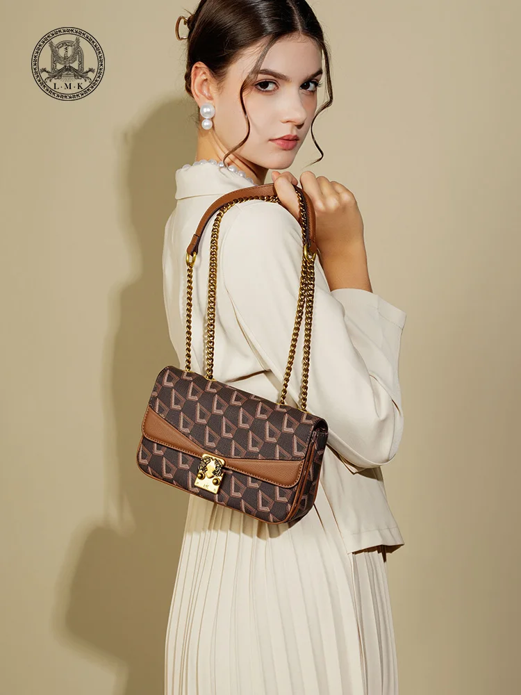 LMK2025 new fashion chain women's bag, small square bag light luxury shoulder messenger bag
LMK2025 new fashion chain women's bag, small square bag light luxury shoulder messenger bag