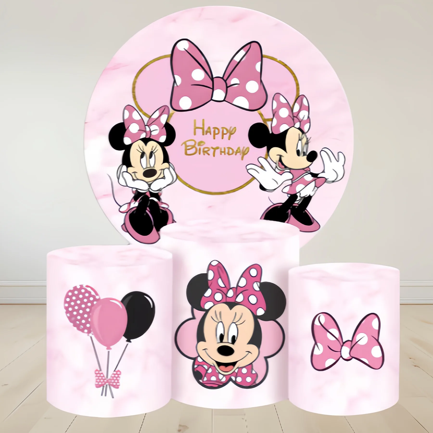 Hasbro Mickey Minnie Cylinder Cover Round Photo Backdrop Baby Shower Christmas Party Plinth Dessert Table Photography Background
Hasbro Mickey Minnie Cylinder Cover Round Photo Backdrop Baby Shower Christmas Party Plinth Dessert Table Photography Background