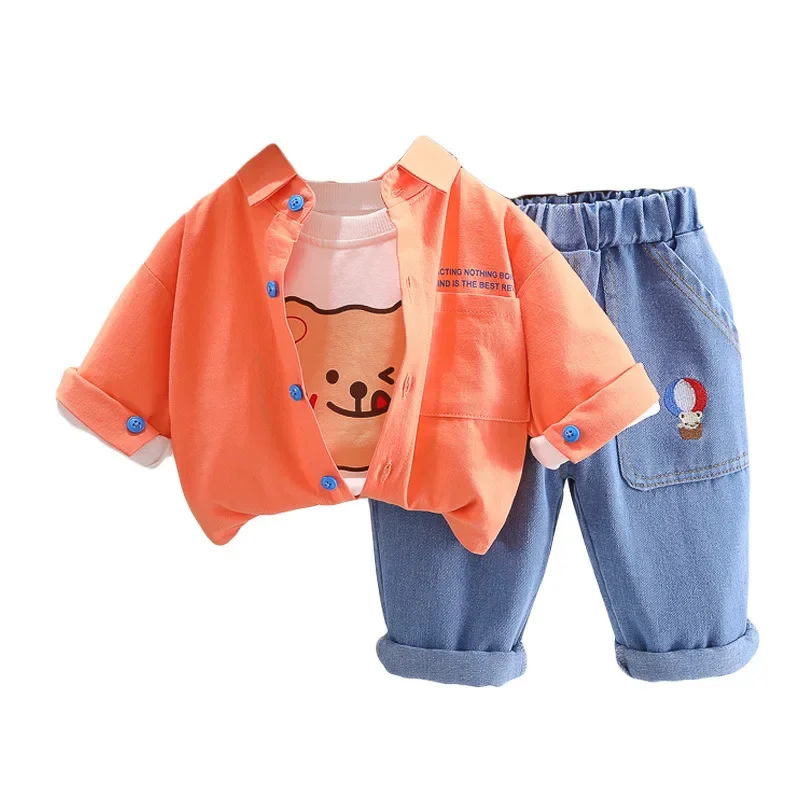 New Spring Autumn Baby Boys Clothes Children Girls Sports Jacket T-Shirt Pants 3Pcs/Sets Toddler Casual Costume Kids Sportswear
New Spring Autumn Baby Boys Clothes Children Girls Sports Jacket T-Shirt Pants 3Pcs/Sets Toddler Casual Costume Kids Sportswear
