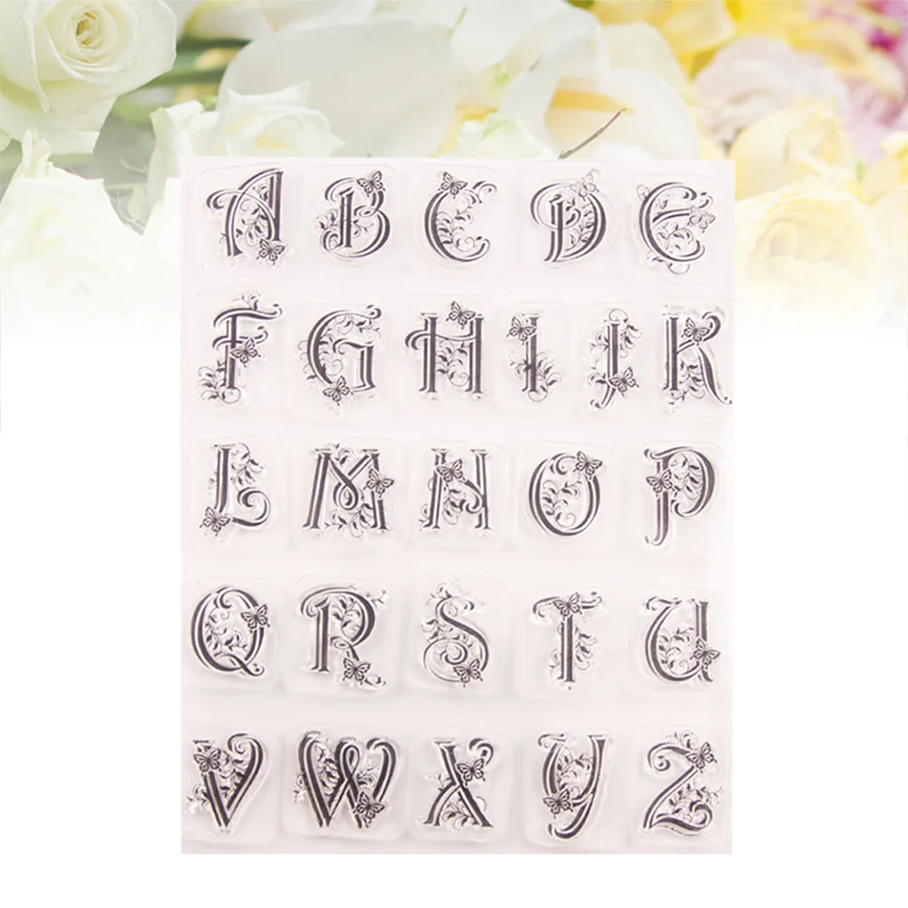 Silicone Seal Stamp Postage Stamps Clear Alphabet Transparent Letter Scrapbooking
Silicone Seal Stamp Postage Stamps Clear Alphabet Transparent Letter Scrapbooking