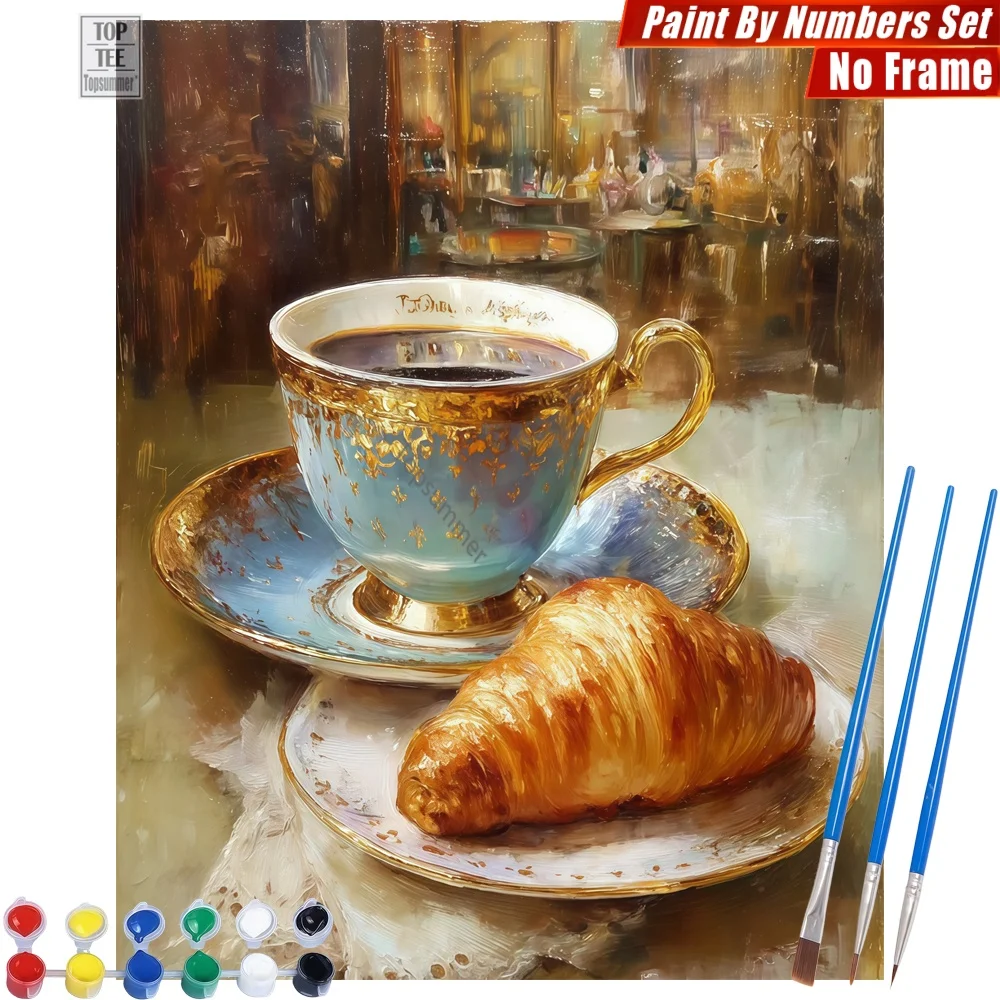 Набор для рисования по номерам «Кофейный круассан» - Декор для дома, подарок на Рождество для друга
Набор для рисования по номерам «Кофейный круассан» - Декор для дома, подарок на Рождество для друга