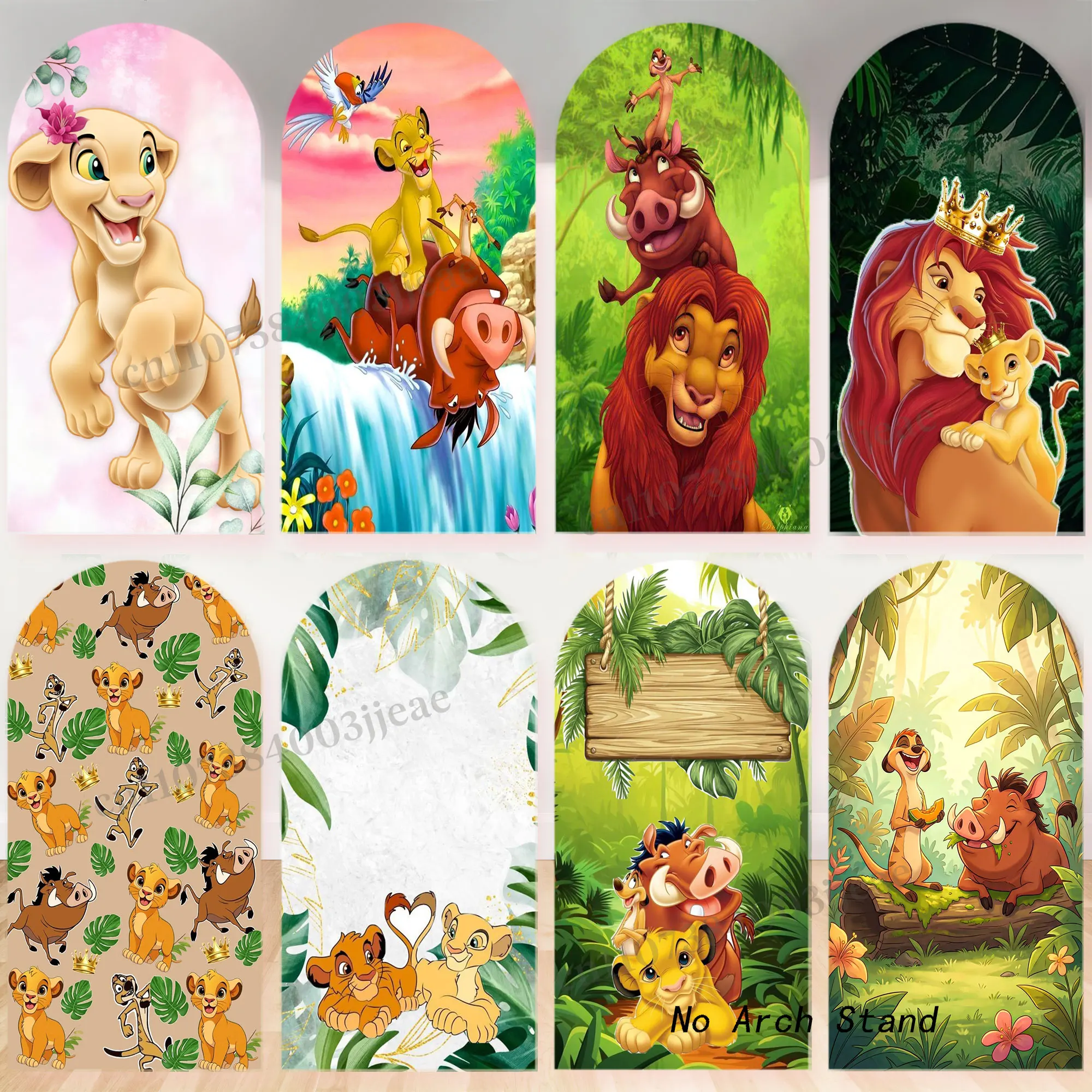 The Lion King Simba Arch Backdrop Cover Elastic Fabric for Boy Girls Baby's First Birthday Party Photo Studio Background Decor
The Lion King Simba Arch Backdrop Cover Elastic Fabric for Boy Girls Baby's First Birthday Party Photo Studio Background Decor