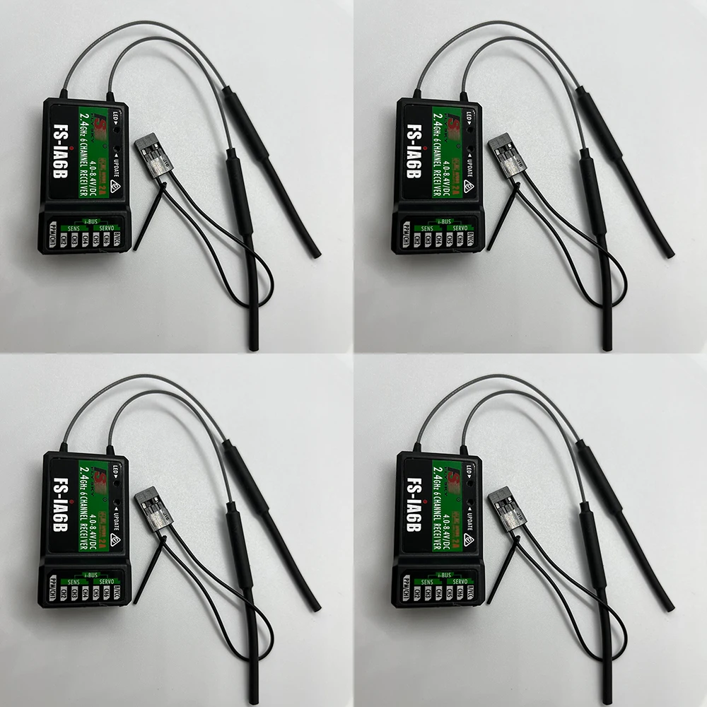 4pcs Flysky FS-iA6B Receiver 2.4Ghz 6 Channel Long Range Dual Pass PPM PWM Output and Telemetry with ibus for RC Car Boat
4pcs Flysky FS-iA6B Receiver 2.4Ghz 6 Channel Long Range Dual Pass PPM PWM Output and Telemetry with ibus for RC Car Boat