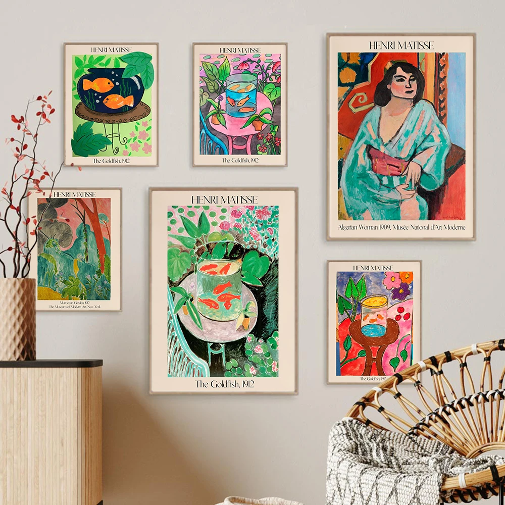 Matisse Poster Print Wall Art Exhibition Gallery Painting Home Decor Retro Abstract Elegant Oil Painting Room Girl Funny Canvas
Matisse Poster Print Wall Art Exhibition Gallery Painting Home Decor Retro Abstract Elegant Oil Painting Room Girl Funny Canvas