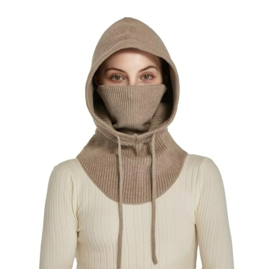 Knit Balaclava Women Winter Hats for Women Winter Face Mask Ski Mask for Men and Women Warm Face Cover Neck Warmer
Knit Balaclava Women Winter Hats for Women Winter Face Mask Ski Mask for Men and Women Warm Face Cover Neck Warmer