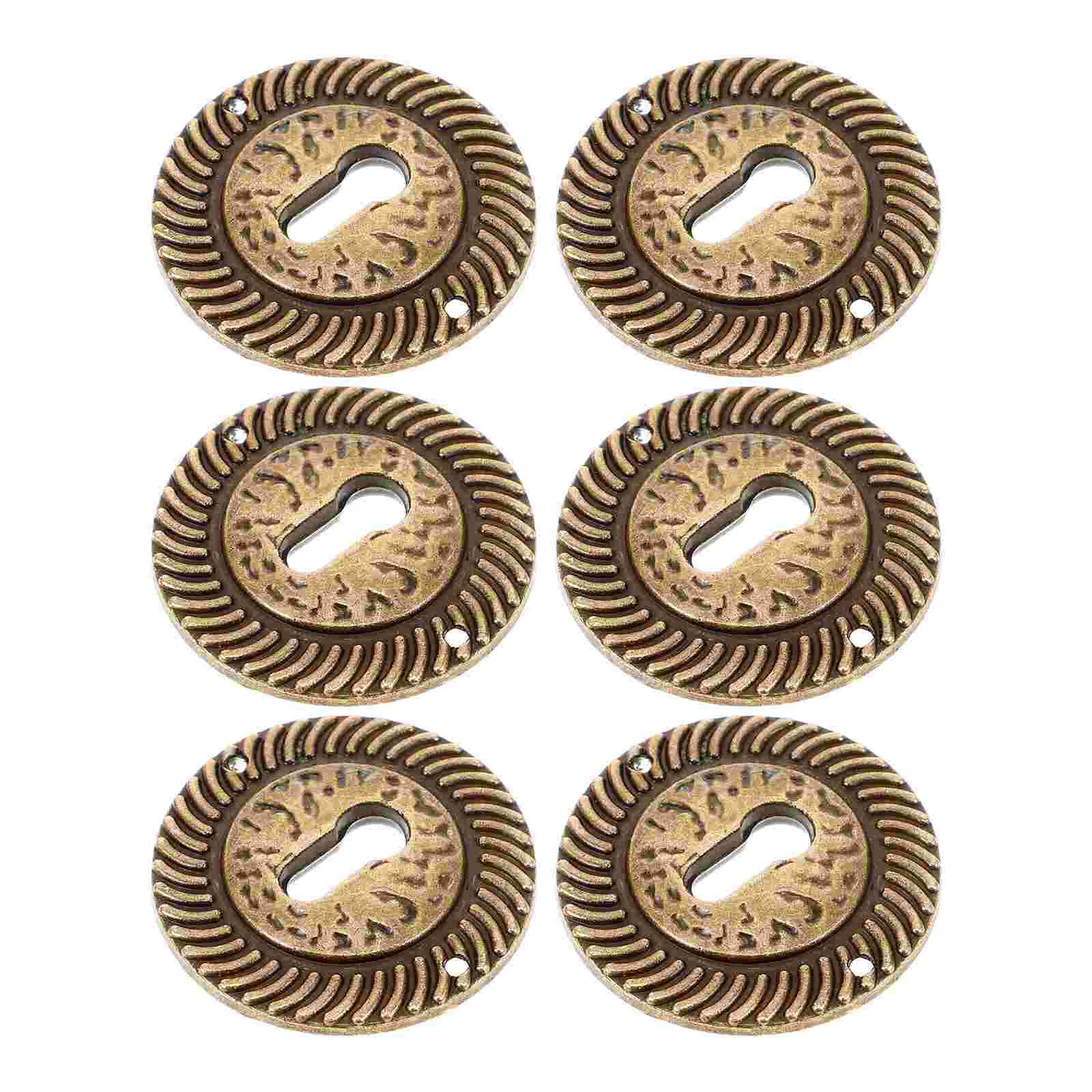 6 Pcs Key Frame Decorative Vintage Keyhole Cover Dresser Furniture Covers Wafer
6 Pcs Key Frame Decorative Vintage Keyhole Cover Dresser Furniture Covers Wafer