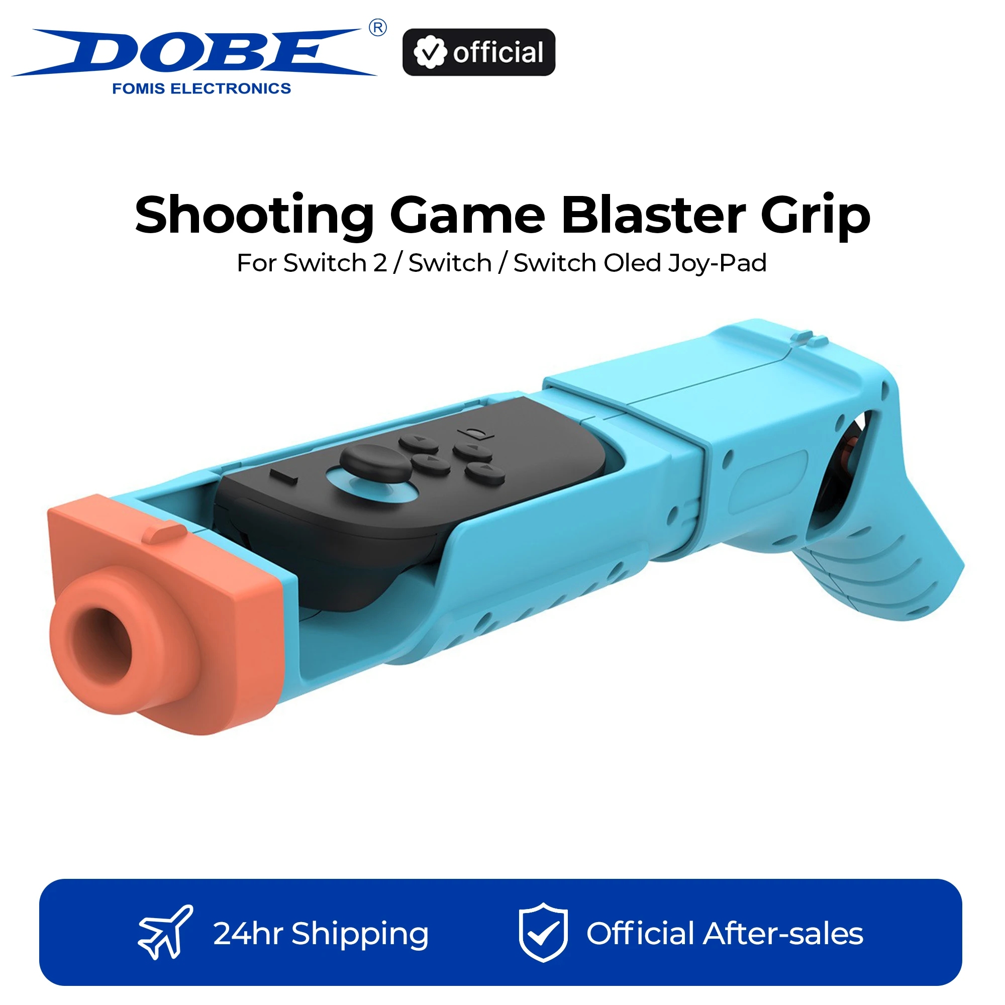 DOBE Shooting Game Gun For Switch 2 Joy-Con | Handle Holder Somatosensory Gaming Gun Joypad Gunstock Hand Grip
DOBE Shooting Game Gun For Switch 2 Joy-Con | Handle Holder Somatosensory Gaming Gun Joypad Gunstock Hand Grip