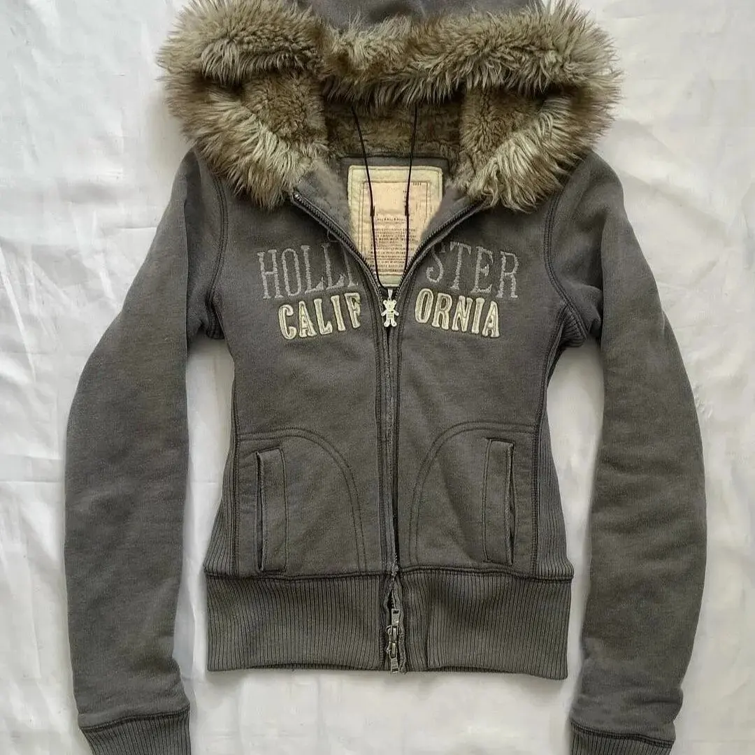 Women Aesthetic Harajuku Faux Fur Collar Hoodies Clothes Graphic Hip Hop Punk Gothic Zip Up Hoodies Streetwear Jackets EGirl y2k
Women Aesthetic Harajuku Faux Fur Collar Hoodies Clothes Graphic Hip Hop Punk Gothic Zip Up Hoodies Streetwear Jackets EGirl y2k