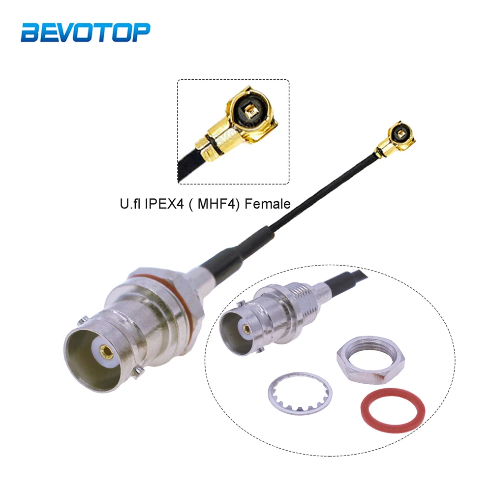 1Pcs BNC Female Bulkhead to IPEX4 MHF4 Female Connector Pigtail RF1.13 Cable Mini PCI WIFI WLAN Antenna Extension Cord Jumper
1Pcs BNC Female Bulkhead to IPEX4 MHF4 Female Connector Pigtail RF1.13 Cable Mini PCI WIFI WLAN Antenna Extension Cord Jumper
