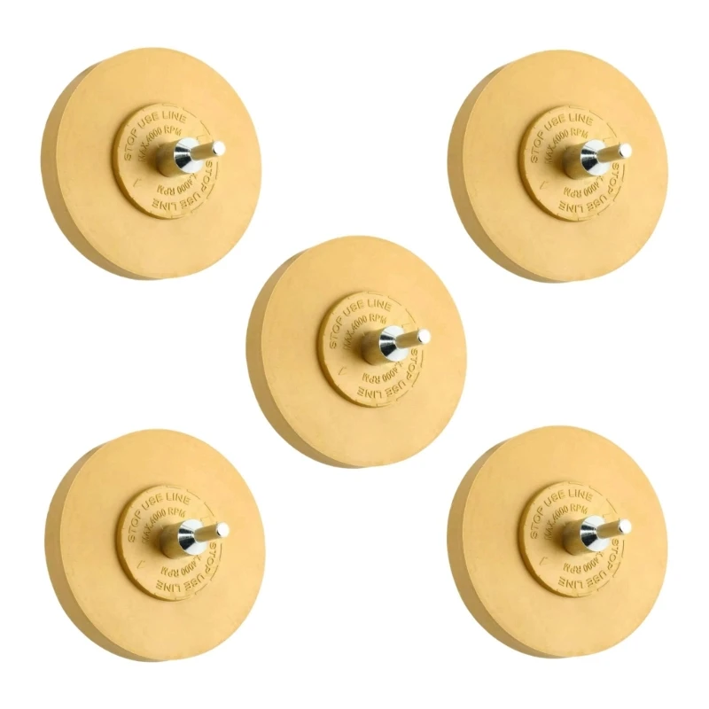5pcs Professional Grade 88mm Rubber Buffing Disc For Vehicle Paint Correction
5pcs Professional Grade 88mm Rubber Buffing Disc For Vehicle Paint Correction