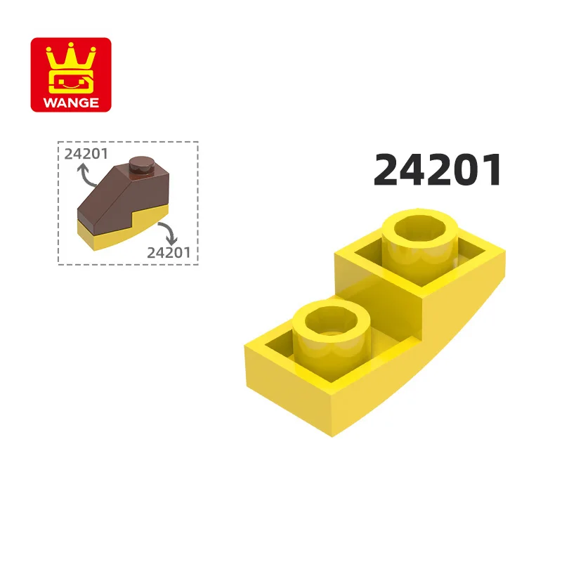 Wange 24201 100g/283PCS Slope Curved 2 X 1 X 2/3 Inverted Block Moc Color Accessories Compatible with Brick DIY Children's Toy
Wange 24201 100g/283PCS Slope Curved 2 X 1 X 2/3 Inverted Block Moc Color Accessories Compatible with Brick DIY Children's Toy