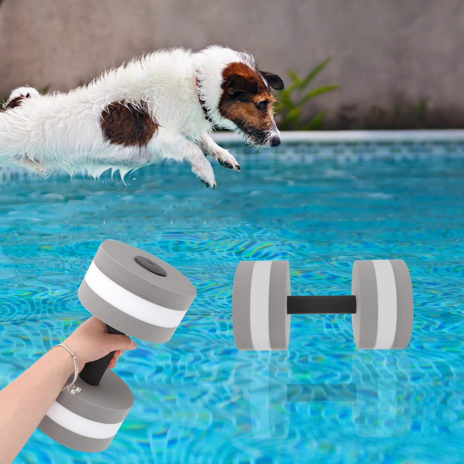 2pcs EVA Floating Water Dumbbells Orange White Pool Accessories Lightweight Aqua Bars for Swimming Diving Exercise Mold
2pcs EVA Floating Water Dumbbells Orange White Pool Accessories Lightweight Aqua Bars for Swimming Diving Exercise Mold
