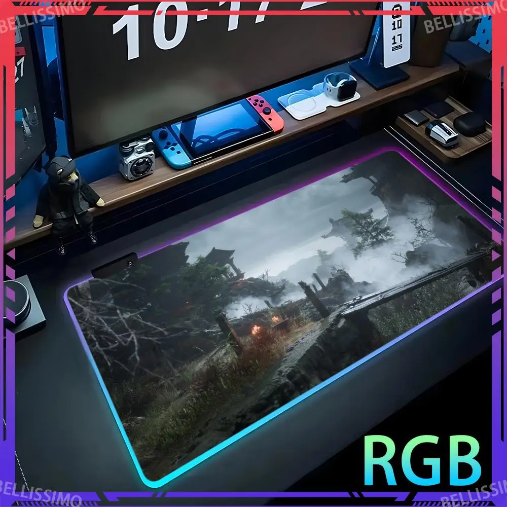Game console mechanical desk Gaming desk accessories Anime B_black_Myth_Wukong desk pad Pad RGB mouse Desk pad
Game console mechanical desk Gaming desk accessories Anime B_black_Myth_Wukong desk pad Pad RGB mouse Desk pad