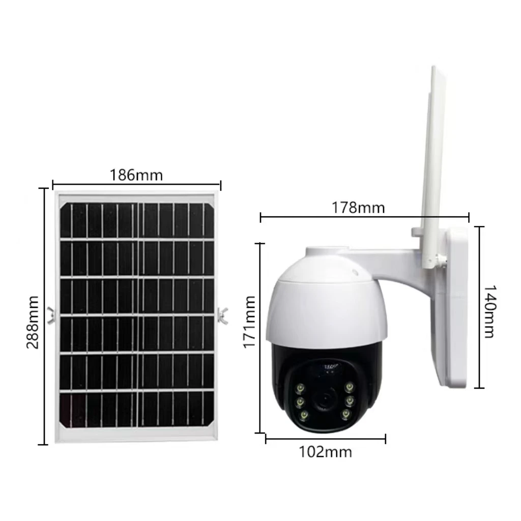 Outdoor Waterproof Solar Camera, 4G Wireless WiFi, High-Definition, Night Visual, Long-Range Intercom, Security
Outdoor Waterproof Solar Camera, 4G Wireless WiFi, High-Definition, Night Visual, Long-Range Intercom, Security