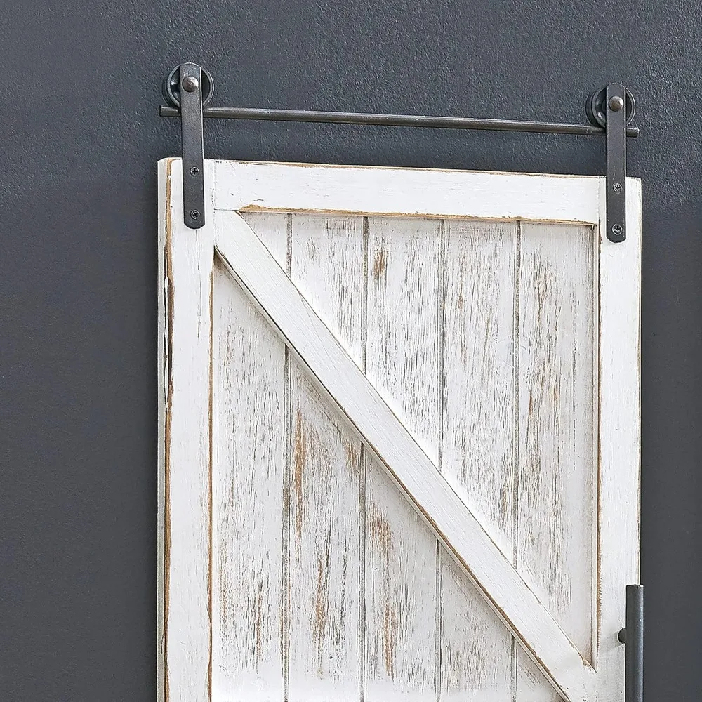 White Carriage Barn Door Wall Plaque, Large Vintage Decor for Living Room, Bedroom, Home Office, Wood, Farmhouse
White Carriage Barn Door Wall Plaque, Large Vintage Decor for Living Room, Bedroom, Home Office, Wood, Farmhouse