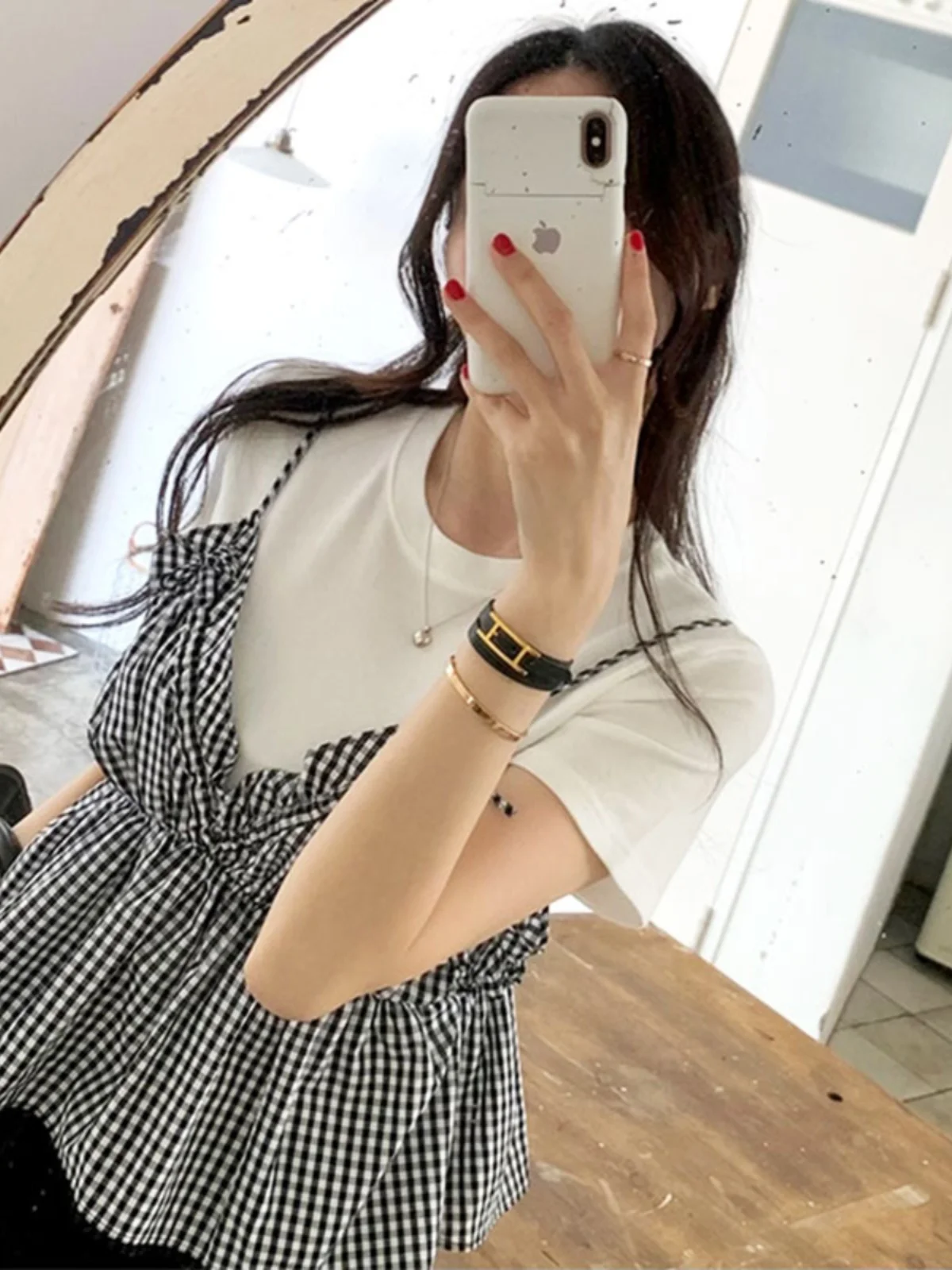 Sweet Spicy Plaid Strap Vest Women's Layering Slimming Anti-Aging Knot Waist-Cinching Sleeveless V-Neck Short Top
Sweet Spicy Plaid Strap Vest Women's Layering Slimming Anti-Aging Knot Waist-Cinching Sleeveless V-Neck Short Top