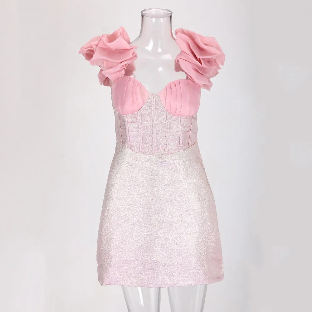 High Quality Small Fragrance Shiny Party Dress 2025 Women Puff Sleeves Corset Slim Zipper Luxury Bodycon Short Dress
High Quality Small Fragrance Shiny Party Dress 2025 Women Puff Sleeves Corset Slim Zipper Luxury Bodycon Short Dress