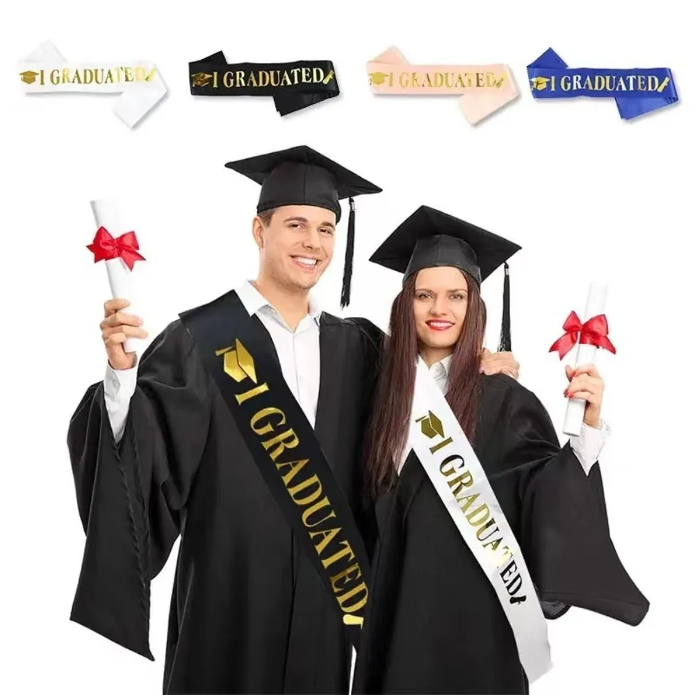 5pcs Celebration Belts Adjustable Graduation Sash Belts Satin Elegant Congratulations Straps Double Bachelor Sash School
5pcs Celebration Belts Adjustable Graduation Sash Belts Satin Elegant Congratulations Straps Double Bachelor Sash School