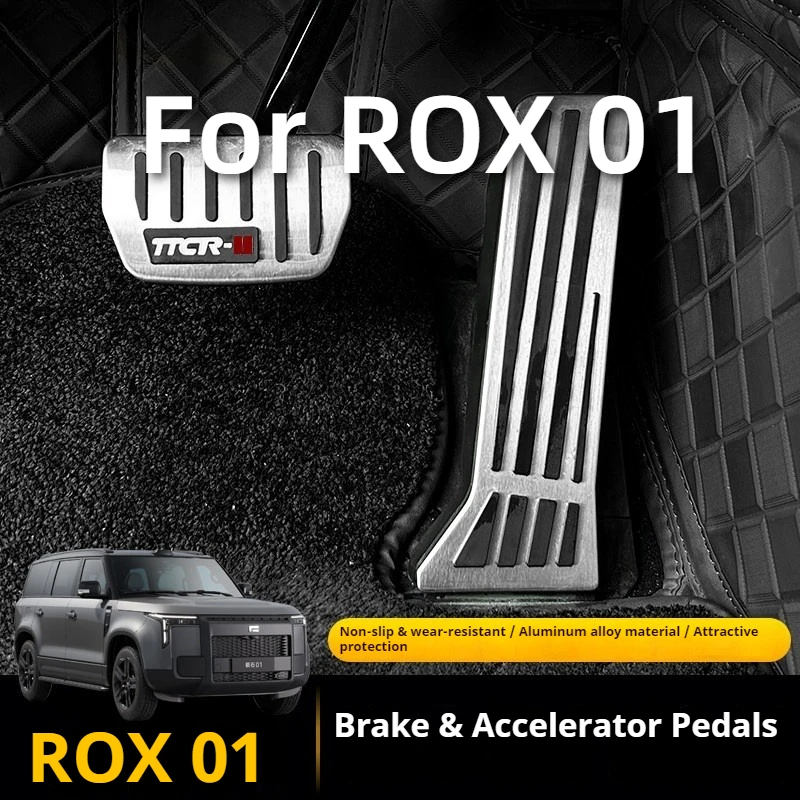 Металлические противоскользящие накладки на педали газа и тормоза ROX 01, аксессуары для интерьера автомобиля
Металлические противоскользящие накладки на педали газа и тормоза ROX 01, аксессуары для интерьера автомобиля