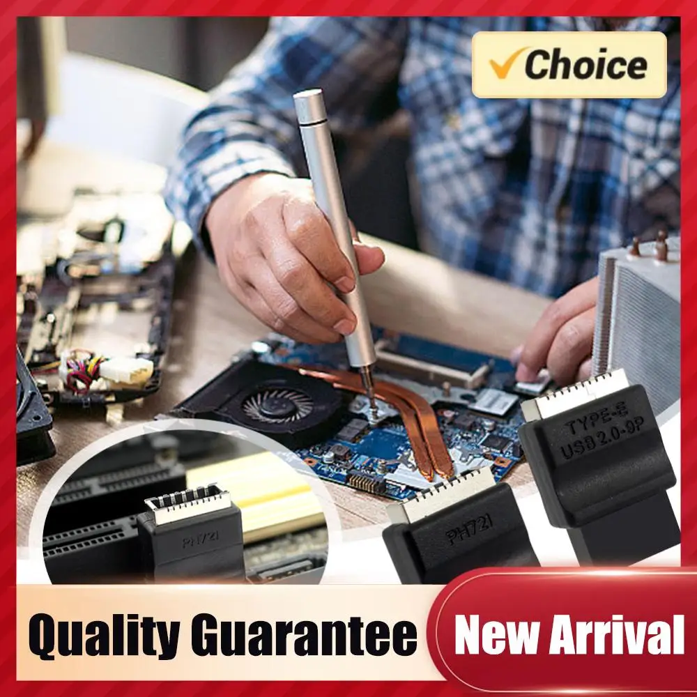 Адаптер USB 2.0 9-контактный (штекер) на Type-E (гнездо) для материнской платы, переходник с разъема Type-E (штекер) на разъем (гнездо) для настольного ПК
Адаптер USB 2.0 9-контактный (штекер) на Type-E (гнездо) для материнской платы, переходник с разъема Type-E (штекер) на разъем (гнездо) для настольного ПК