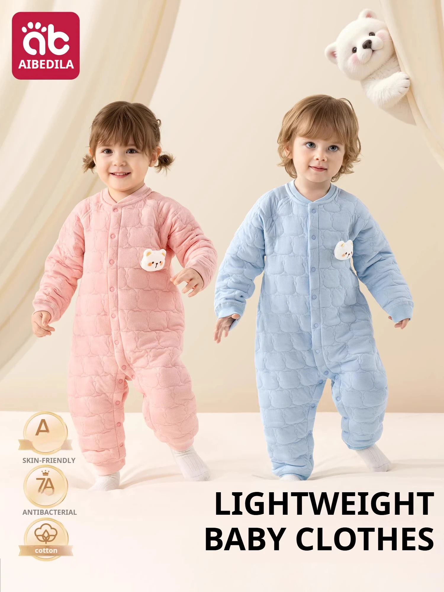 AIBEDILA Baby Onesie Pajamas Kid Jumpsuits Warm Newborn Boy Girl Rompers Thin cotton-padded 0-3T Infant Clothes Autumn
AIBEDILA Baby Onesie Pajamas Kid Jumpsuits Warm Newborn Boy Girl Rompers Thin cotton-padded 0-3T Infant Clothes Autumn