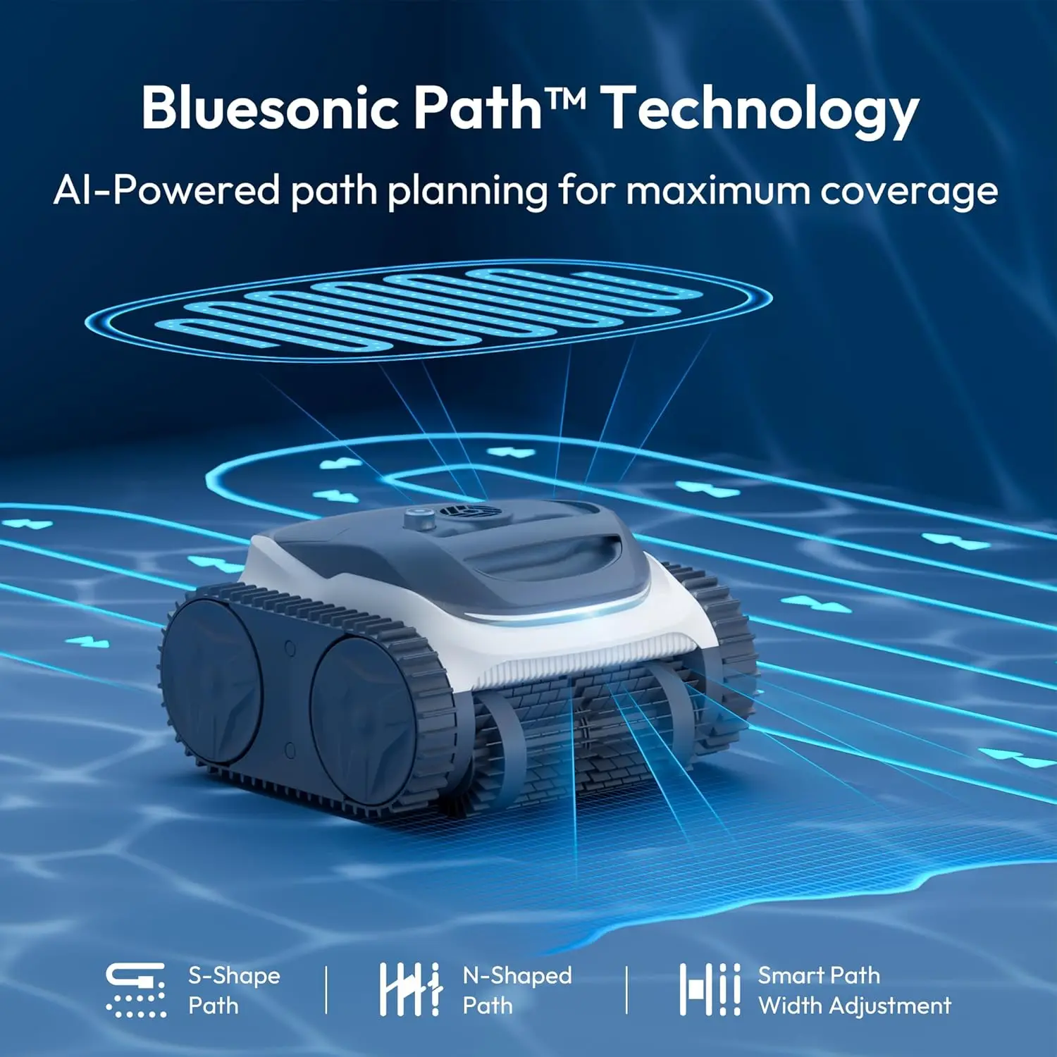 Cordless Robotic Pool Vacuum for Inground and Above Ground Pools 210Min Runtime Smart Navigation Strong Suction
Cordless Robotic Pool Vacuum for Inground and Above Ground Pools 210Min Runtime Smart Navigation Strong Suction