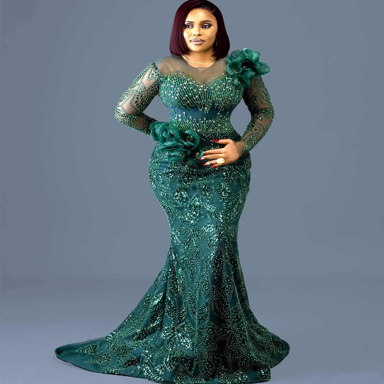 Elegant Green Nigerian African Prom Gowns Aso Ebi Prom Dresses Mirror Sequin Evening Dress Mermaid Champapgne Satin Applique
Elegant Green Nigerian African Prom Gowns Aso Ebi Prom Dresses Mirror Sequin Evening Dress Mermaid Champapgne Satin Applique 