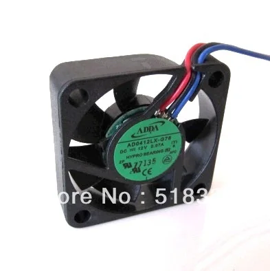 FOR ADDA AD0412LX-G76 40*40*10mm 4cm 40mm 4010 DC 12V 0.07A Hypro Bearing Fan Cooling Fan server Fan
FOR ADDA AD0412LX-G76 40*40*10mm 4cm 40mm 4010 DC 12V 0.07A Hypro Bearing Fan Cooling Fan server Fan