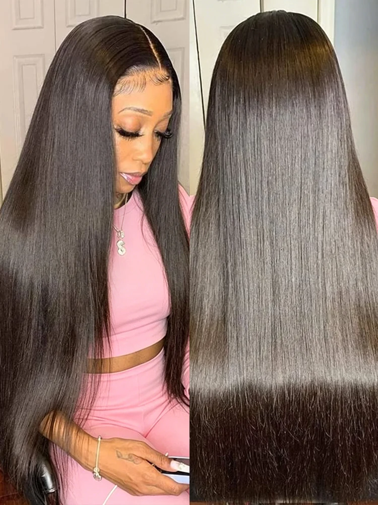 Premium Straight Human Hair Wigs For Black Women 13x6 HD Lace Frontal 13x4 Preplucked Natural Hairline 30 40 Inches 250% Density
Premium Straight Human Hair Wigs For Black Women 13x6 HD Lace Frontal 13x4 Preplucked Natural Hairline 30 40 Inches 250% Density