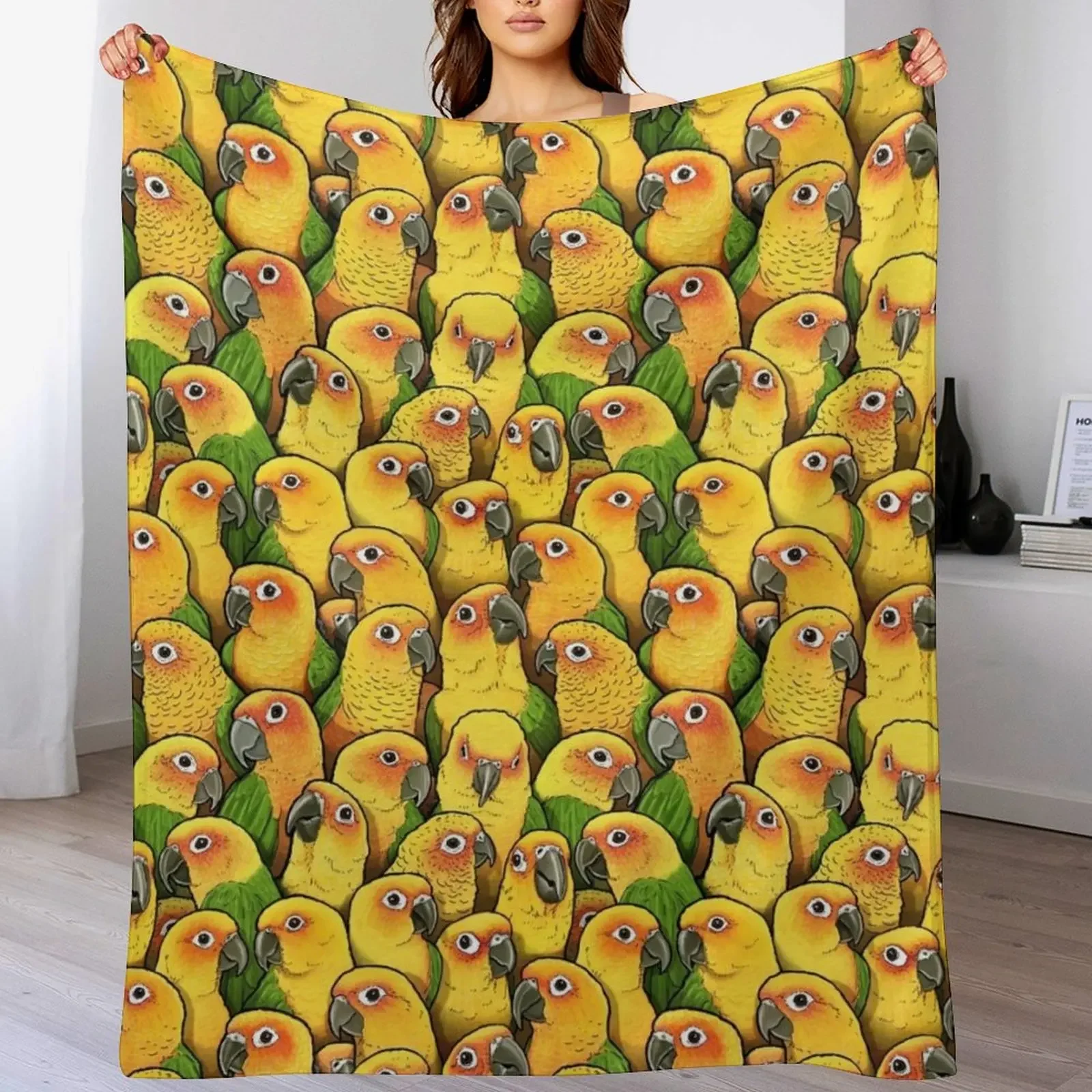Jenday Conures Throw Blanket Multi Use Warm Blanket for Living Room Bedroom
Jenday Conures Throw Blanket Multi Use Warm Blanket for Living Room Bedroom