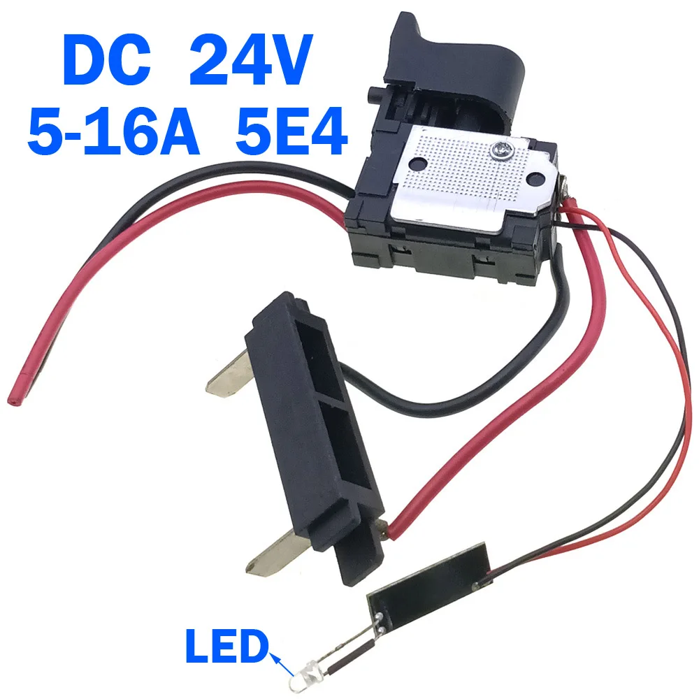 24 В постоянного тока 5-16 А 5E4 аксессуары для переключателей электрических гаечных ключей со светодиодным триггерным переключателем электроинструменты вперед и назад
24 В постоянного тока 5-16 А 5E4 аксессуары для переключателей электрических гаечных ключей со светодиодным триггерным переключателем электроинструменты вперед и назад