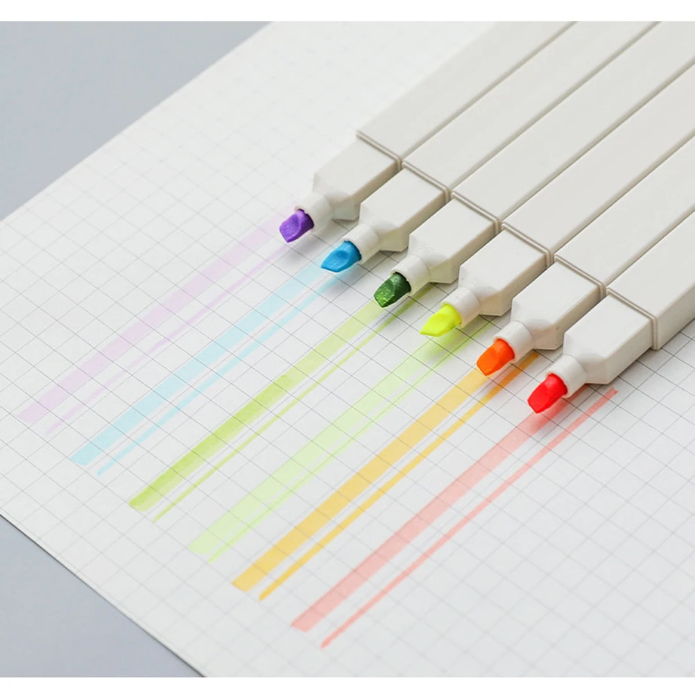 Fluorescent Highlighter Pens Marker Creative Watercolor Vivid Colors Smooth Writing Large Capacity Portable School Notes DIY
Fluorescent Highlighter Pens Marker Creative Watercolor Vivid Colors Smooth Writing Large Capacity Portable School Notes DIY