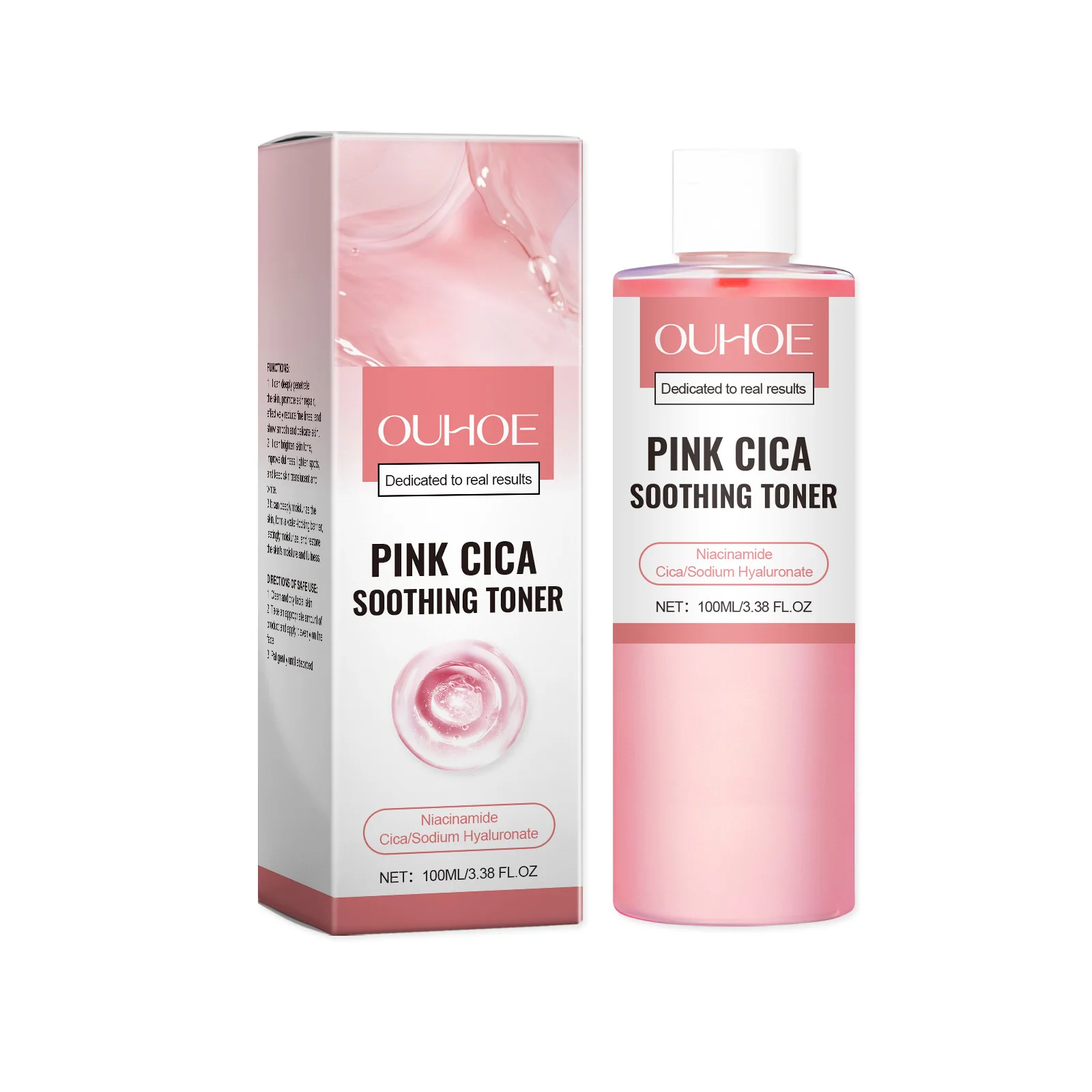 Pink Cica Soothing Toner - with Niacinamide & Hyaluronate, Calming Facial Toner for Sensitive Skin, Hydrating & Redness Relief
Pink Cica Soothing Toner - with Niacinamide & Hyaluronate, Calming Facial Toner for Sensitive Skin, Hydrating & Redness Relief