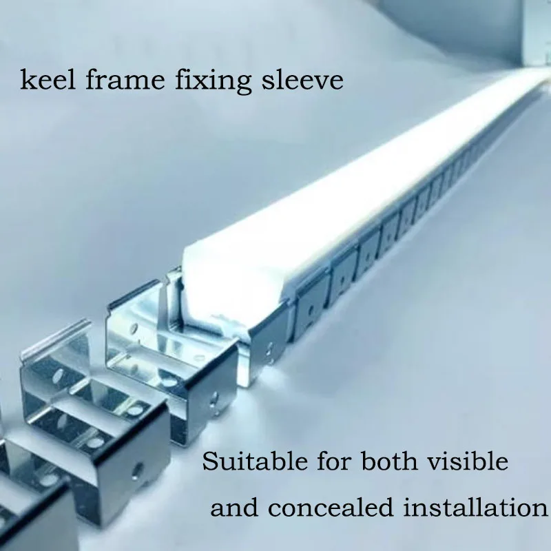 Silicone sleeve mounting bracket, LED mounting bracket with stainless steel mounting frame and slot, bendable and customizable
Silicone sleeve mounting bracket, LED mounting bracket with stainless steel mounting frame and slot, bendable and customizable