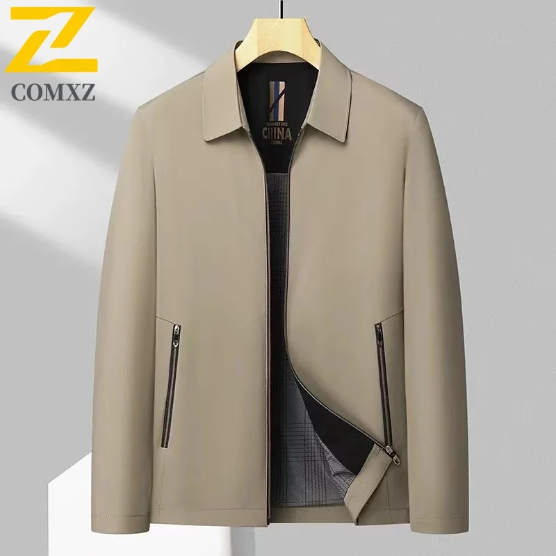 EiAO Windbreaker Men's Formal Stand Collar Business Casual Waterproof Windproof Official Coat for Middle-Aged Executives 2025
EiAO Windbreaker Men's Formal Stand Collar Business Casual Waterproof Windproof Official Coat for Middle-Aged Executives 2025
