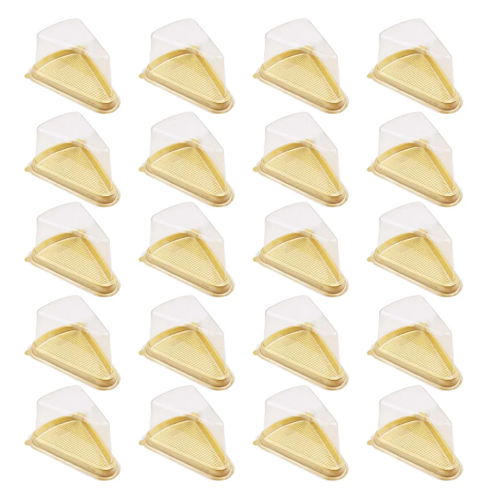 50PCS Plastic Mousse Boxes Food Grade PET Clear Bakery Triangle Cake Wrapping Cases Disposable Packaging Boxes Reusable
50PCS Plastic Mousse Boxes Food Grade PET Clear Bakery Triangle Cake Wrapping Cases Disposable Packaging Boxes Reusable