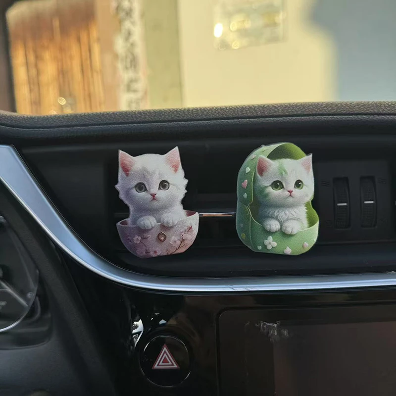 1 Piece 2D Cat Air Freshener Diffuser Car Outlet Vent Perfume Clips Conditioning Aromatherapy Perfume Clip Car Interior Decor
1 Piece 2D Cat Air Freshener Diffuser Car Outlet Vent Perfume Clips Conditioning Aromatherapy Perfume Clip Car Interior Decor