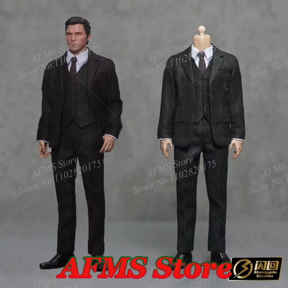Manipple Studio 1/12 Men Soldier Bat Hero Gentleman Black Striped Suit Joint Body With Hand Shape Stand Fit 6" Shf&Mafex Head
Manipple Studio 1/12 Men Soldier Bat Hero Gentleman Black Striped Suit Joint Body With Hand Shape Stand Fit 6" Shf&Mafex Head