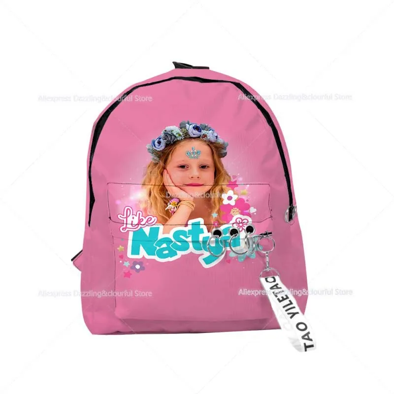 Hip Hop Youthful Like Nastya School Bags Notebook Backpacks Boys/Girls 3D Print Oxford Waterproof Key Chain Small Travel Bags
Hip Hop Youthful Like Nastya School Bags Notebook Backpacks Boys/Girls 3D Print Oxford Waterproof Key Chain Small Travel Bags