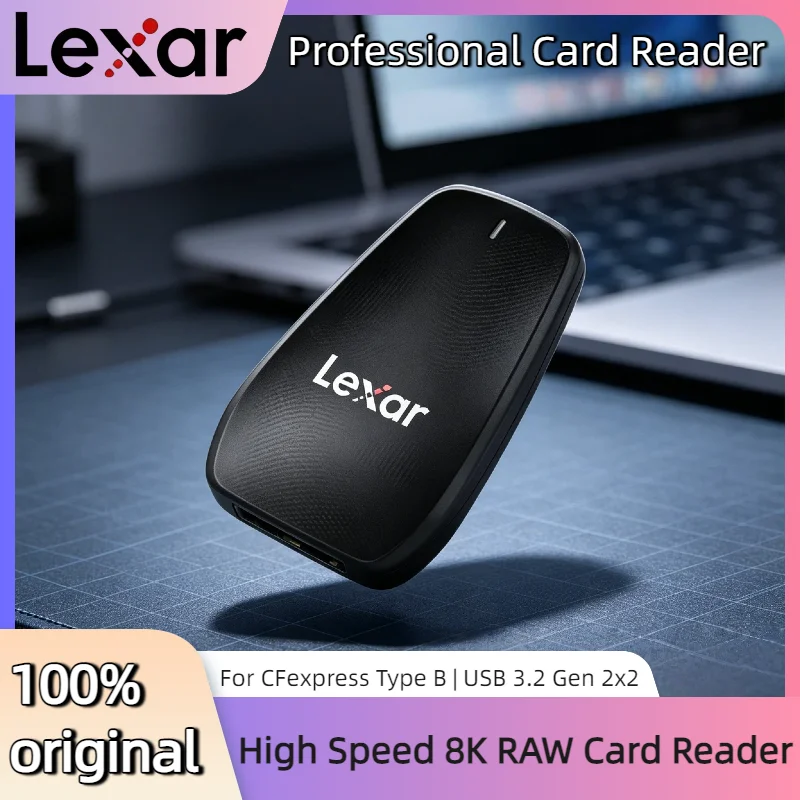 USB 3.2 Gen 2x2 Lexar Professional CFexpress Type B Card Reader RAW 8K for Laptop Accessories Multi Smart CF Reader
USB 3.2 Gen 2x2 Lexar Professional CFexpress Type B Card Reader RAW 8K for Laptop Accessories Multi Smart CF Reader