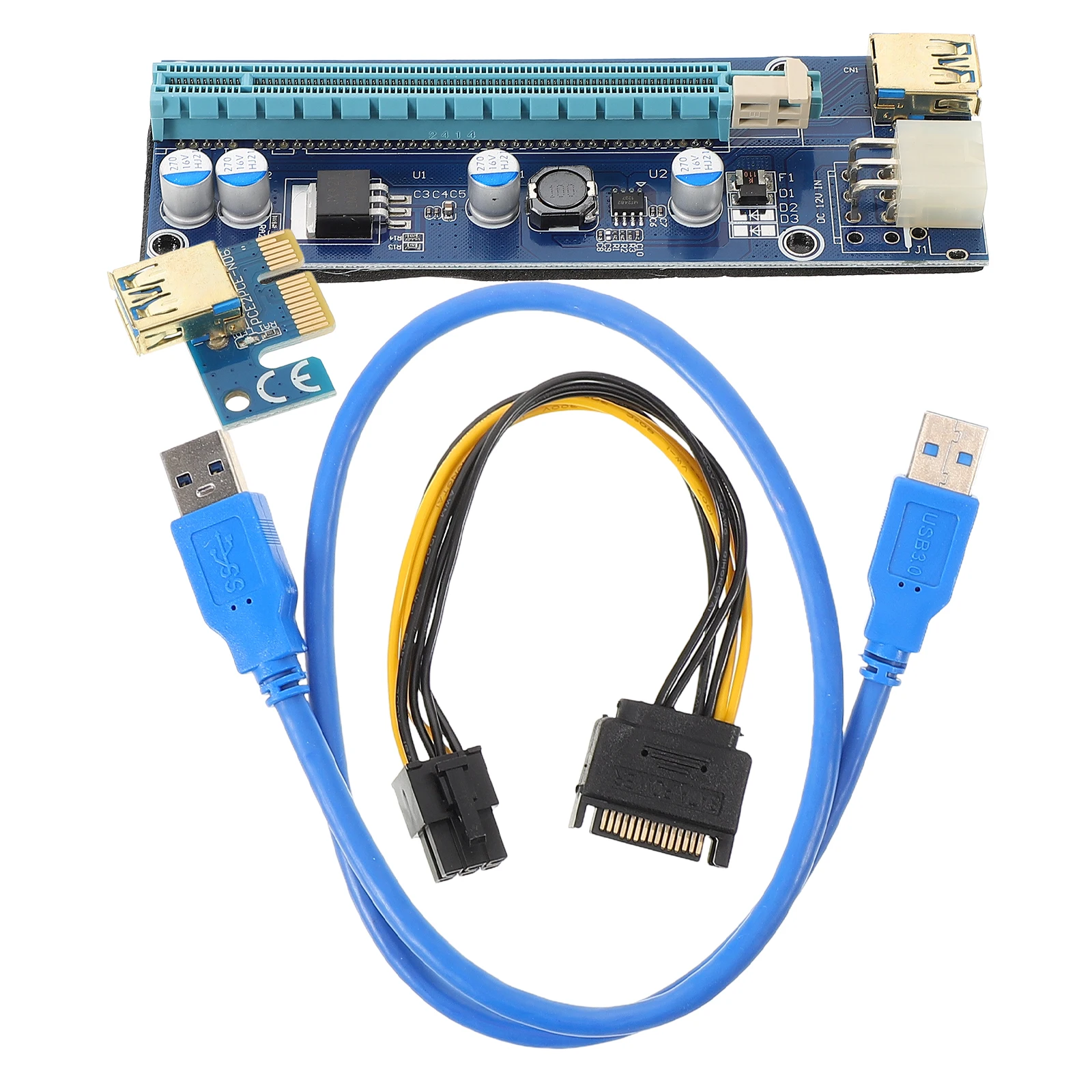 Удлинительный кабель видеокарты Адаптер PCIe от 1X до 16X Высокоскоростное стабильное соединение Шнур питания USB Компьютерный монитор Сверхмощный
Удлинительный кабель видеокарты Адаптер PCIe от 1X до 16X Высокоскоростное стабильное соединение Шнур питания USB Компьютерный монитор Сверхмощный